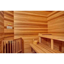 Panel decorativo de madera de sauna de cedro